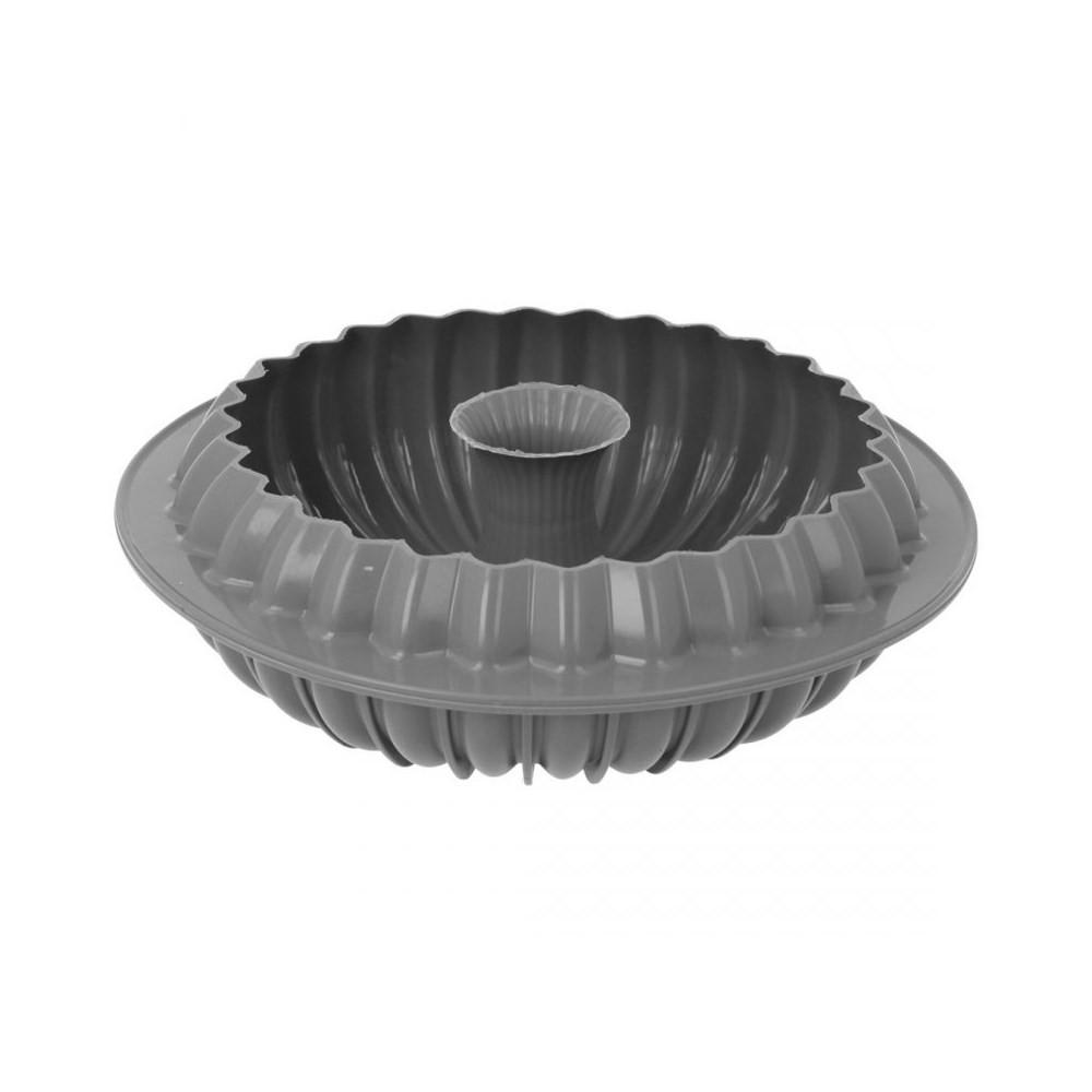 BACKFORM Grau 24/24/7 cm 51353 - Grau, Kunststoff (24/7/24cm) - Brunbeste