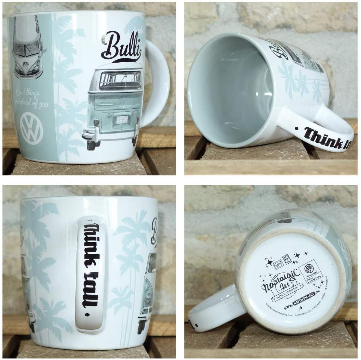 KAFFEETASSE 330 ml Volkswagen VW Bulli Good Things - Multicolor, Keramik (0.33L) - Nostalgic-Art