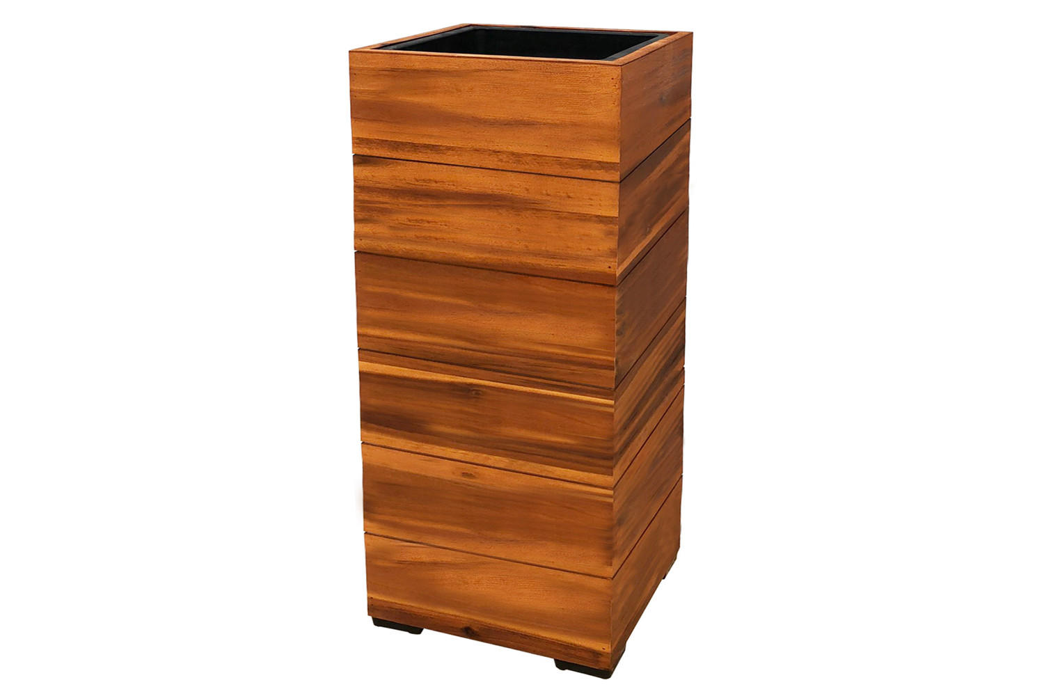 PFLANZKASTEN 33x72 cm, Braun, Akazienholz - Braun, Holz (33/72/33cm) - dasmöbelwerk