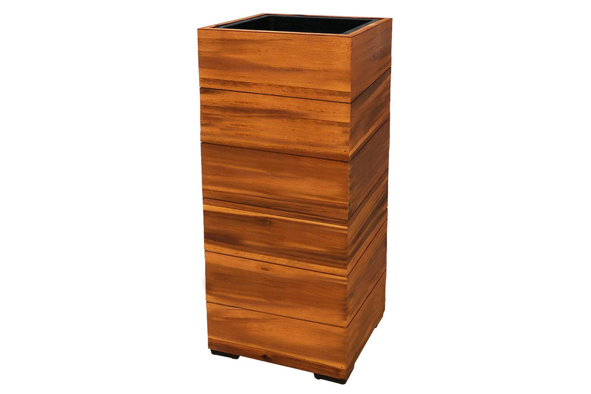 PFLANZKASTEN 33x72 cm, Braun, Akazienholz - Braun, Holz (33/72/33cm) - dasmöbelwerk