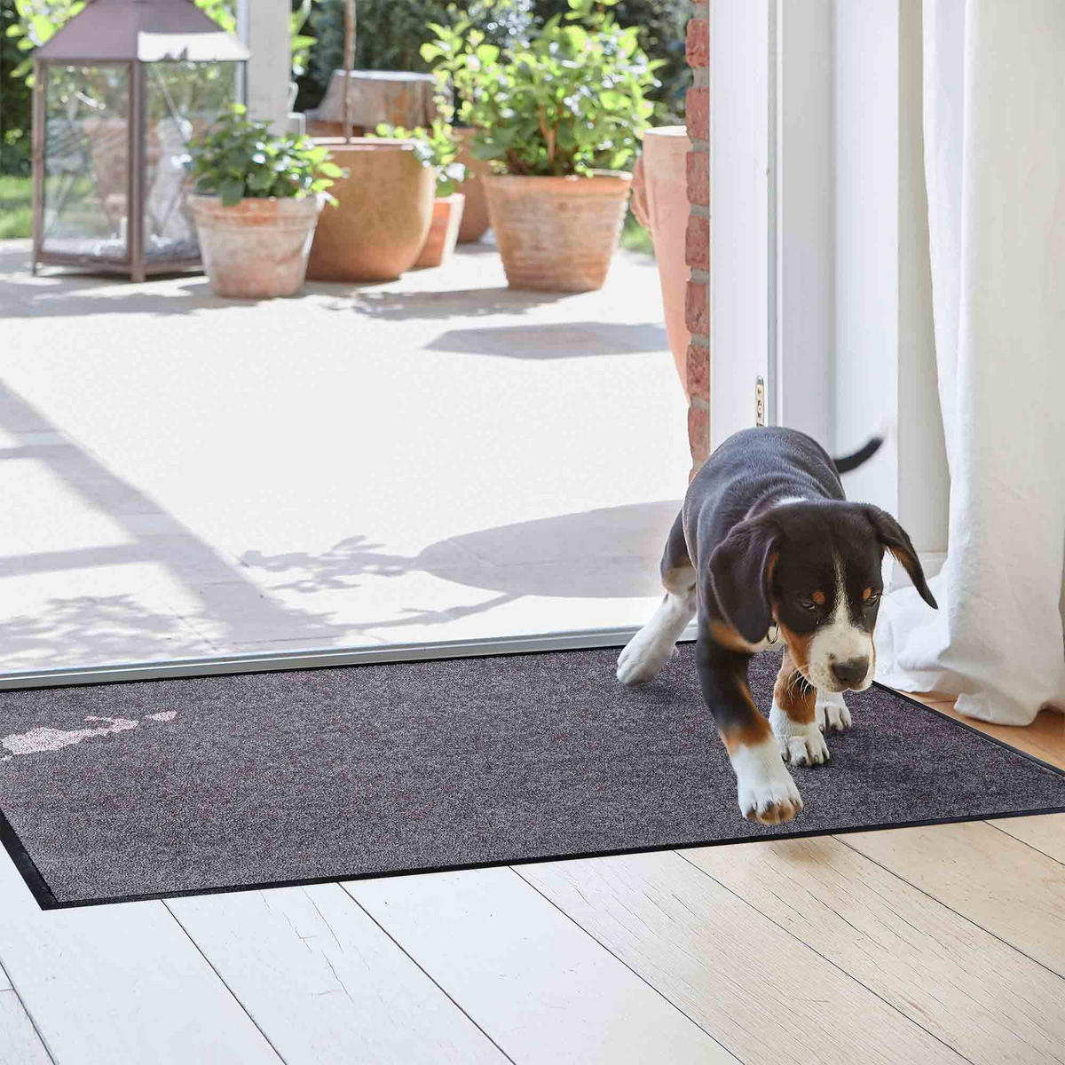 SAUBERLAUFMATTE PROPER TEX - Grau, Textil (60/180cm) - Astra