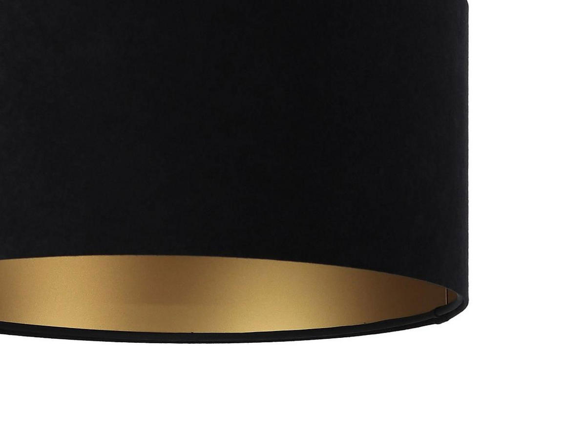 HÄNGELEUCHTE Gold 40/20 cm - Goldfarben/Schwarz, Kunststoff (40/0.6/20cm) - ONZENO