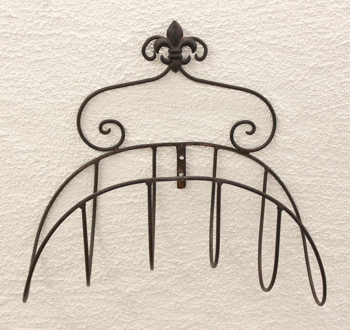 WANDSCHLAUCHHALTER Metall Braun antik 38 cm - Braun, Metall (17cm) - DanDiBo