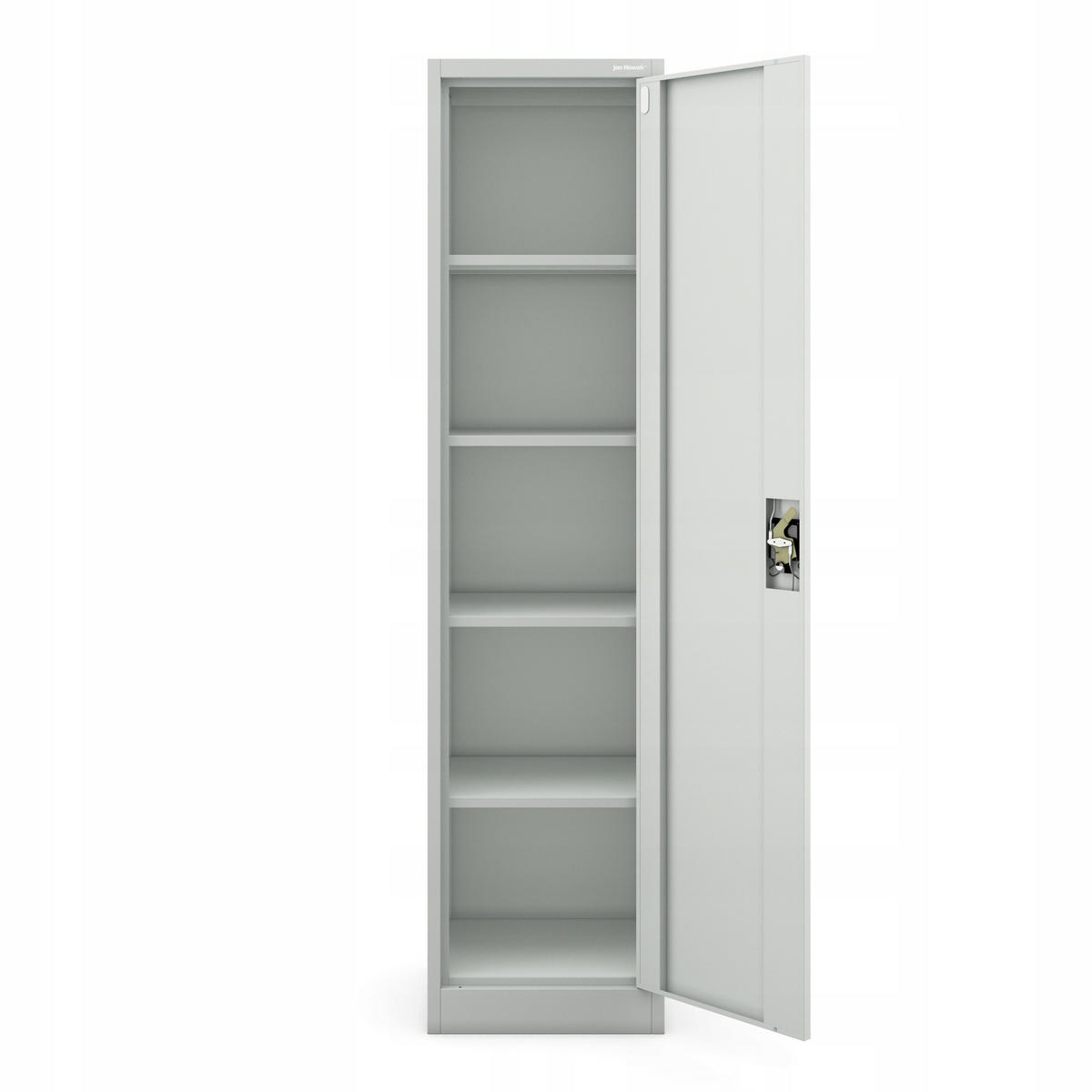 AKTENSCHRANK ALEX - Grau, Metall (45/185/40cm) - Jan Nowak