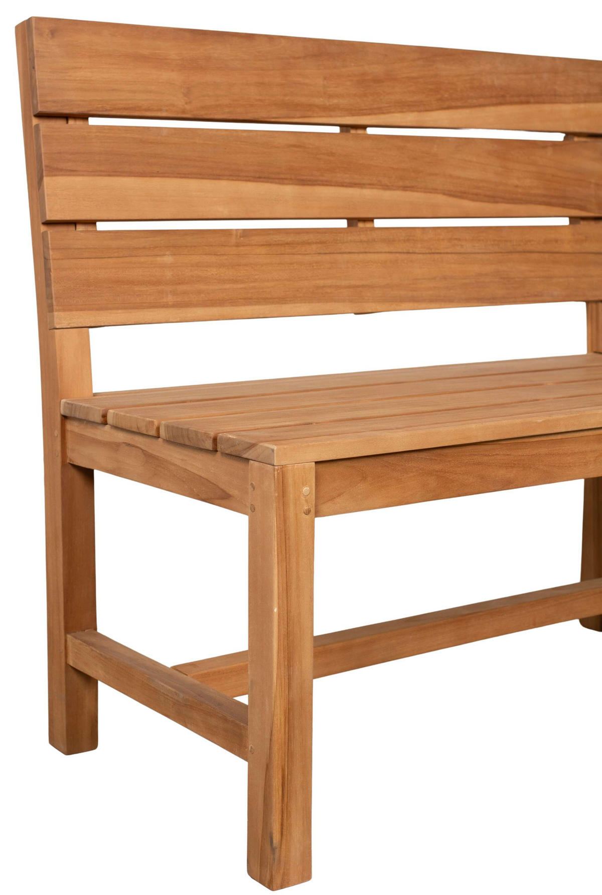 GARTENBANK Lewes - Braun, Holz/Metall (100/92/54cm) - Mr. Deko