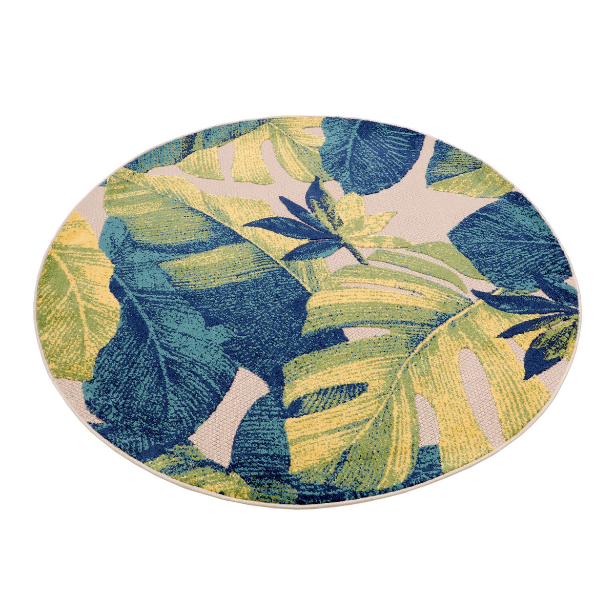 TEPPICH PATIO rund Multicolor 240/240 cm - Multicolor, Textil (240/240cm) - Tapiso