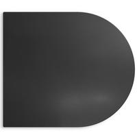FUNKENSCHUTZPLATTE Grillunterlage Metall Schwarz 80x70 cm - Schwarz, Metall (80/70/0.1cm) - ArtPrintCave