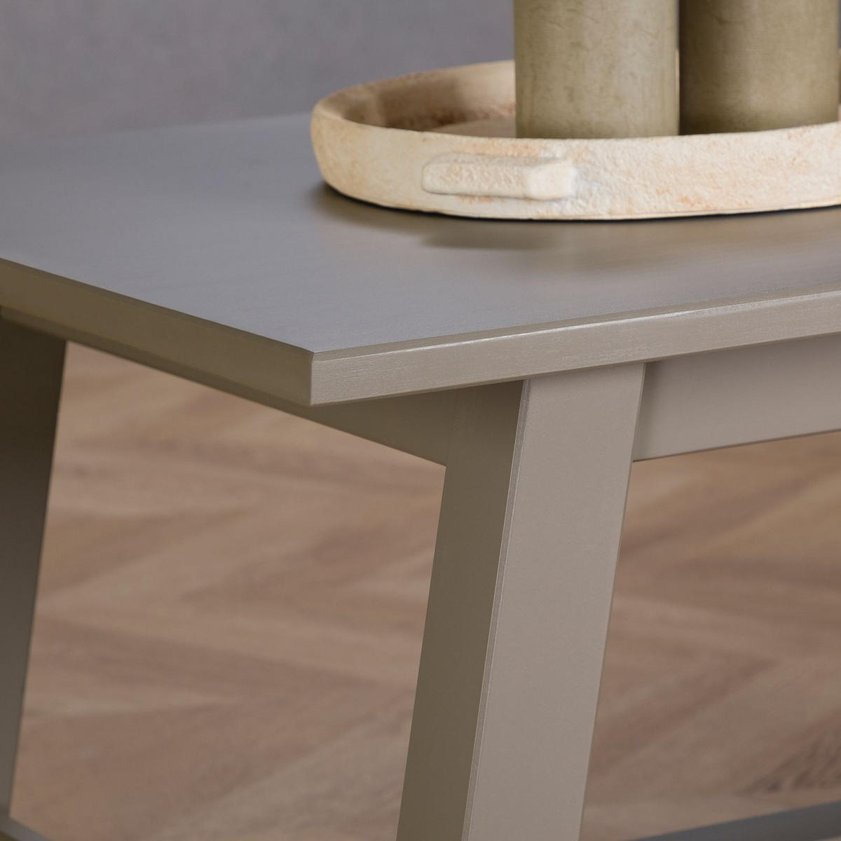 COUCHTISCH LUZERNA grau - Grau, Holz (60/110/45cm) - IDIMEX