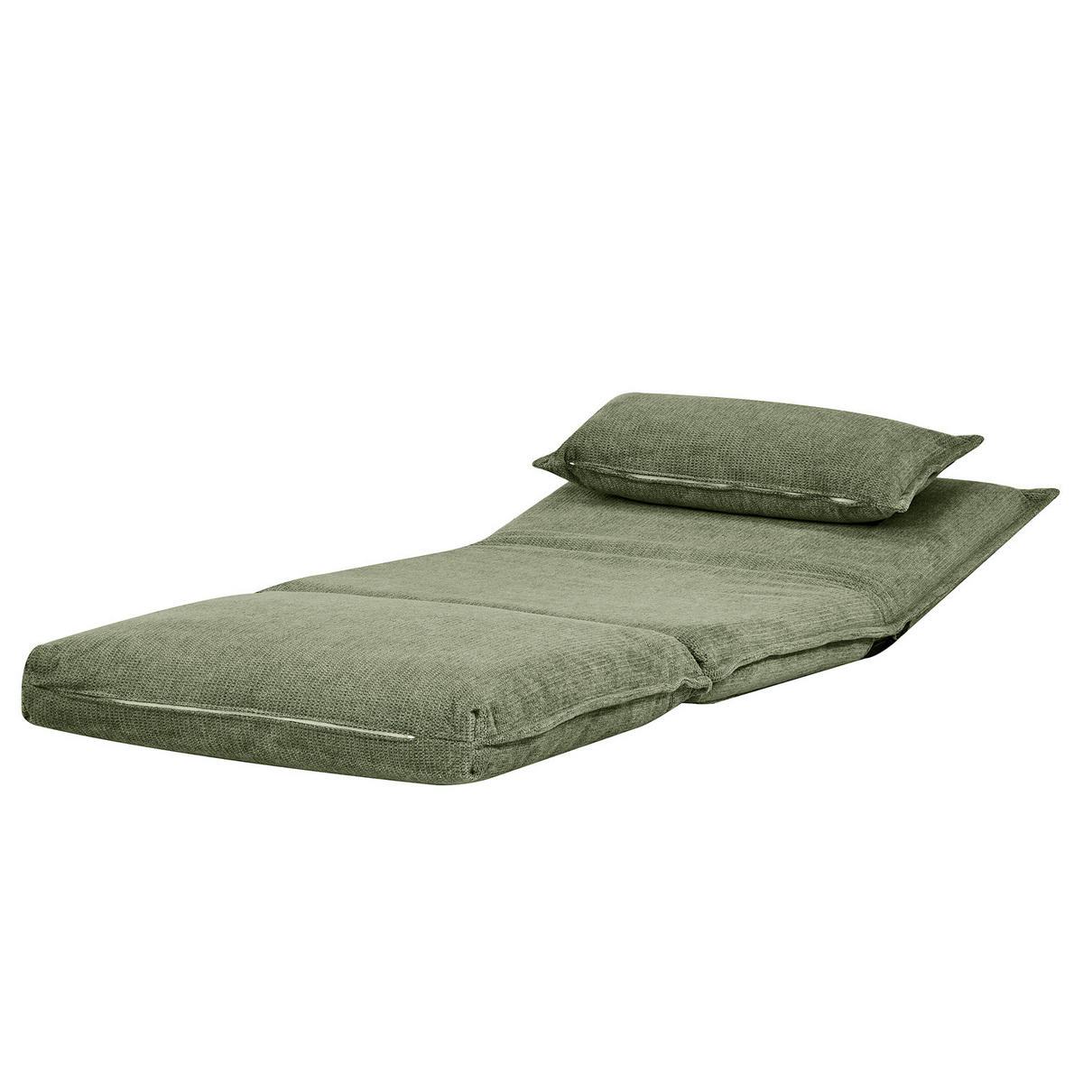 SCHLAFSESSEL - Grün, Textil/Metall (79/59/77cm) - home24