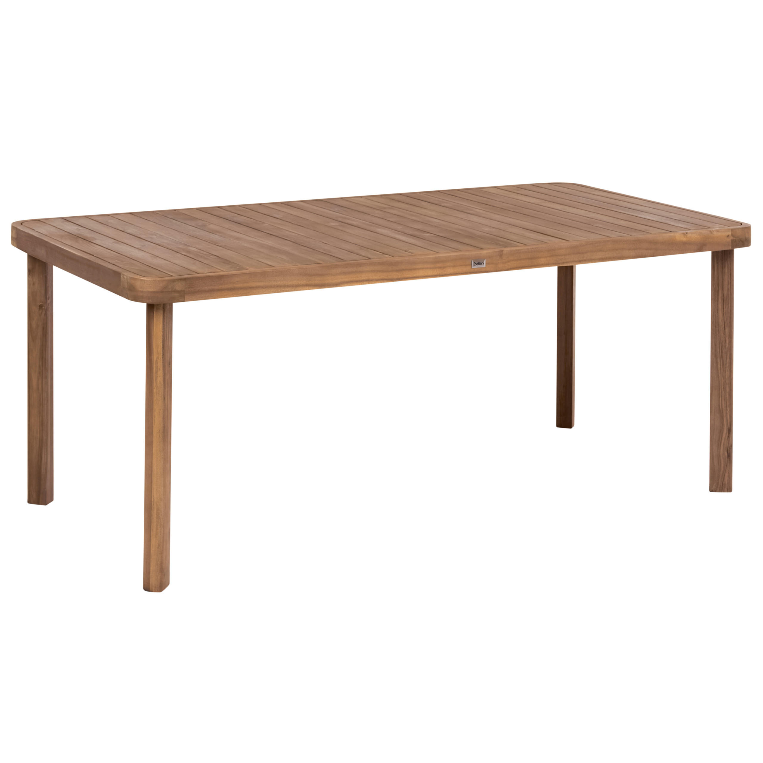 GARTENTISCH 180/90 cm Akazienholz Braun Roncello - Braun, Holz (180/90/75cm) - Beliani