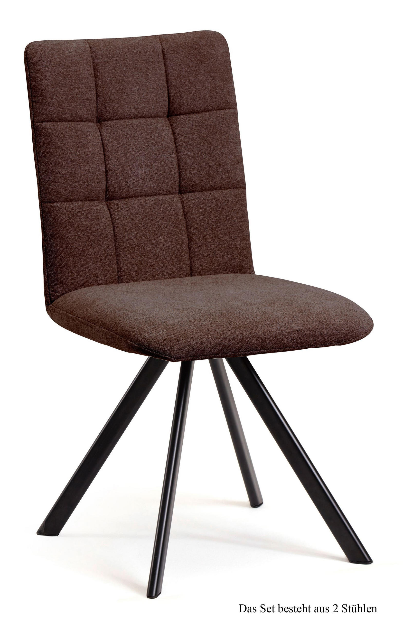 ESSZIMMERSTUHL (2er-Set) Dayla 47x91x60 Schwarz/Braun - Schwarz/Braun, Kunststoff (60/91/47cm) - 58aufmkessel