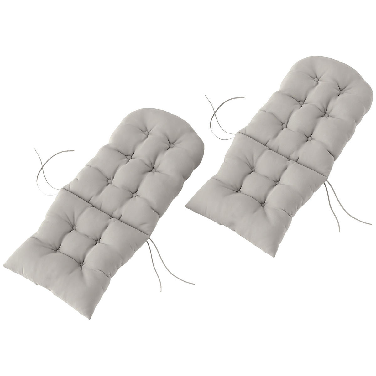 STUHLKISSEN DE-17723 Hellgrau - Hellgrau, Textil (124/52/10cm) - ComfortXL