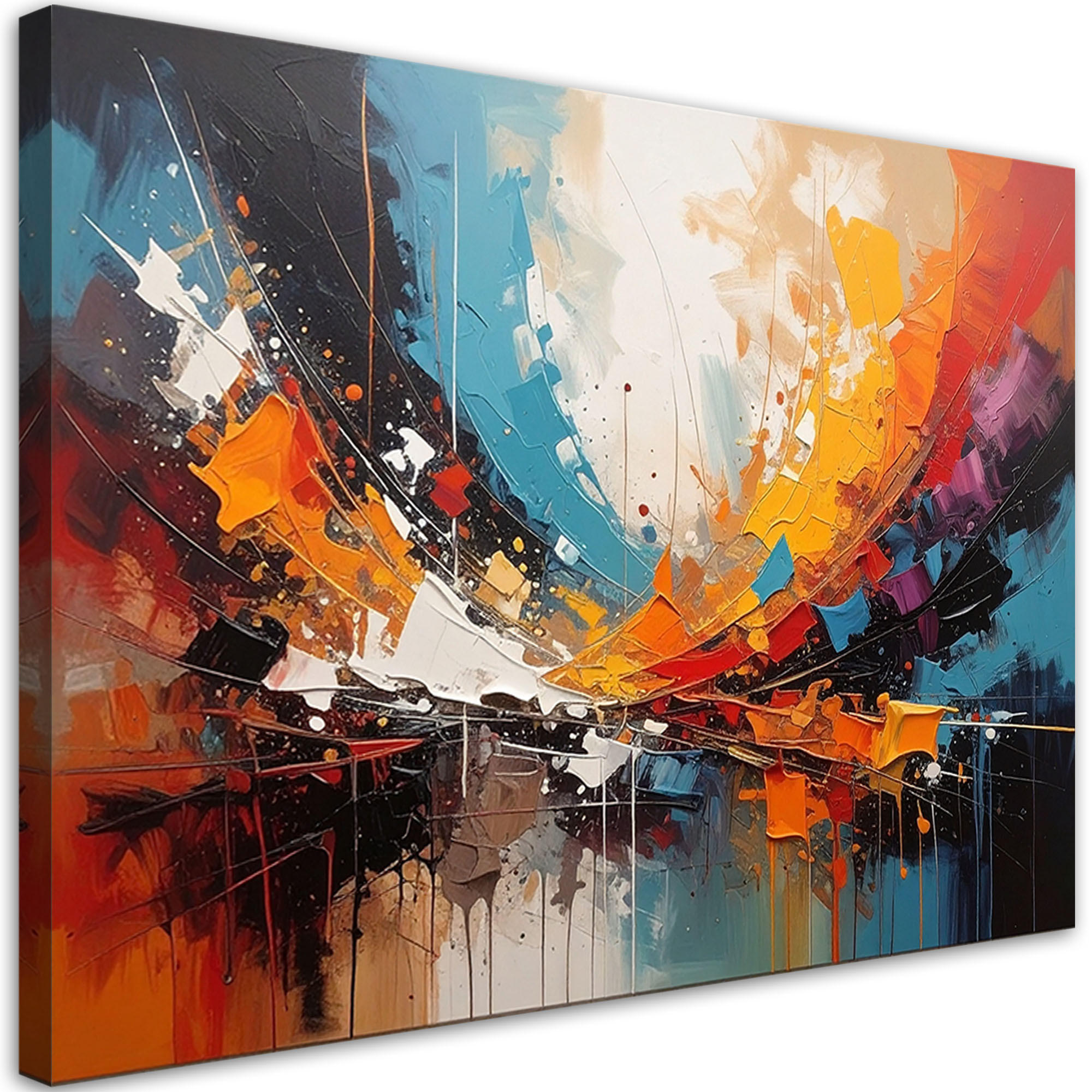 Feeby Leinwandbilder, Mehrfarbig 60x40 cm