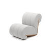 SESSEL CATCH ME, Bequeme Polsterung, 3D-Gewebe, Hohe Festigkeit, Holzdetails, Weiße Farbe - Schwarz/Weiß, Holz/Textil (80/78/100cm) - DomoHome