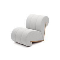 SESSEL CATCH ME, Bequeme Polsterung, 3D-Gewebe, Hohe Festigkeit, Holzdetails, Weiße Farbe - Schwarz/Weiß, Holz/Textil (80/78/100cm) - DomoHome