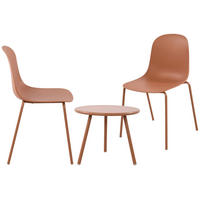 GARTENSITZGRUPPE Kunststoff Terracotta - Terracotta, Kunststoff - CLP