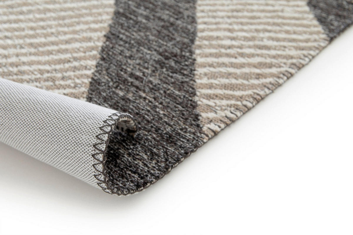 TEPPICH Design recycelte Fasern bruin - Braun, Textil (120/170cm) - AFK Living