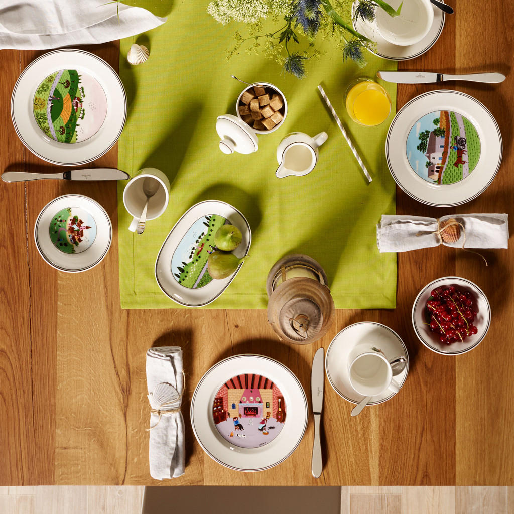 SUPPENTELLER KAMIN Design Naif bunt ø 21 cm - Multicolor, Keramik (21cm) - Villeroy & Boch
