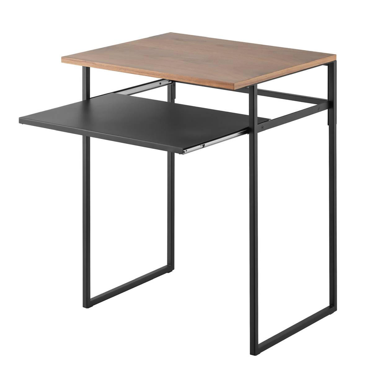 BEISTELLTISCH Tower schwarz 45/53/68 cm - Schwarz, Metall (45/53/66cm) - Yamazaki