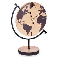 UHR Globus Time 30,5/12 cm - Multicolor, Holzwerkstoff (12/30.5/22.5cm) - Giftdecor