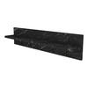WANDGARDEROBE Hammarö - Schwarz, Holzwerkstoff (80/18/13cm) - [en.casa]