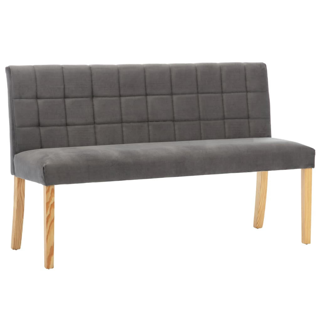 Deluke Sitzbank Grau 140x86x56 cm