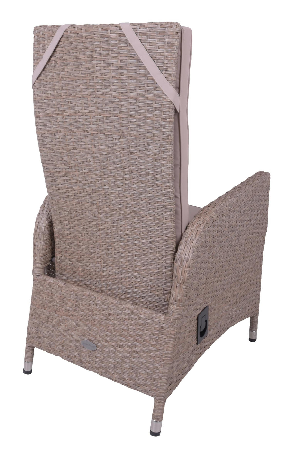 GARTENSTUHL 2er Set Jena Gartenstühle - Braun, Kunststoff (68/109/60cm) - DELUKE