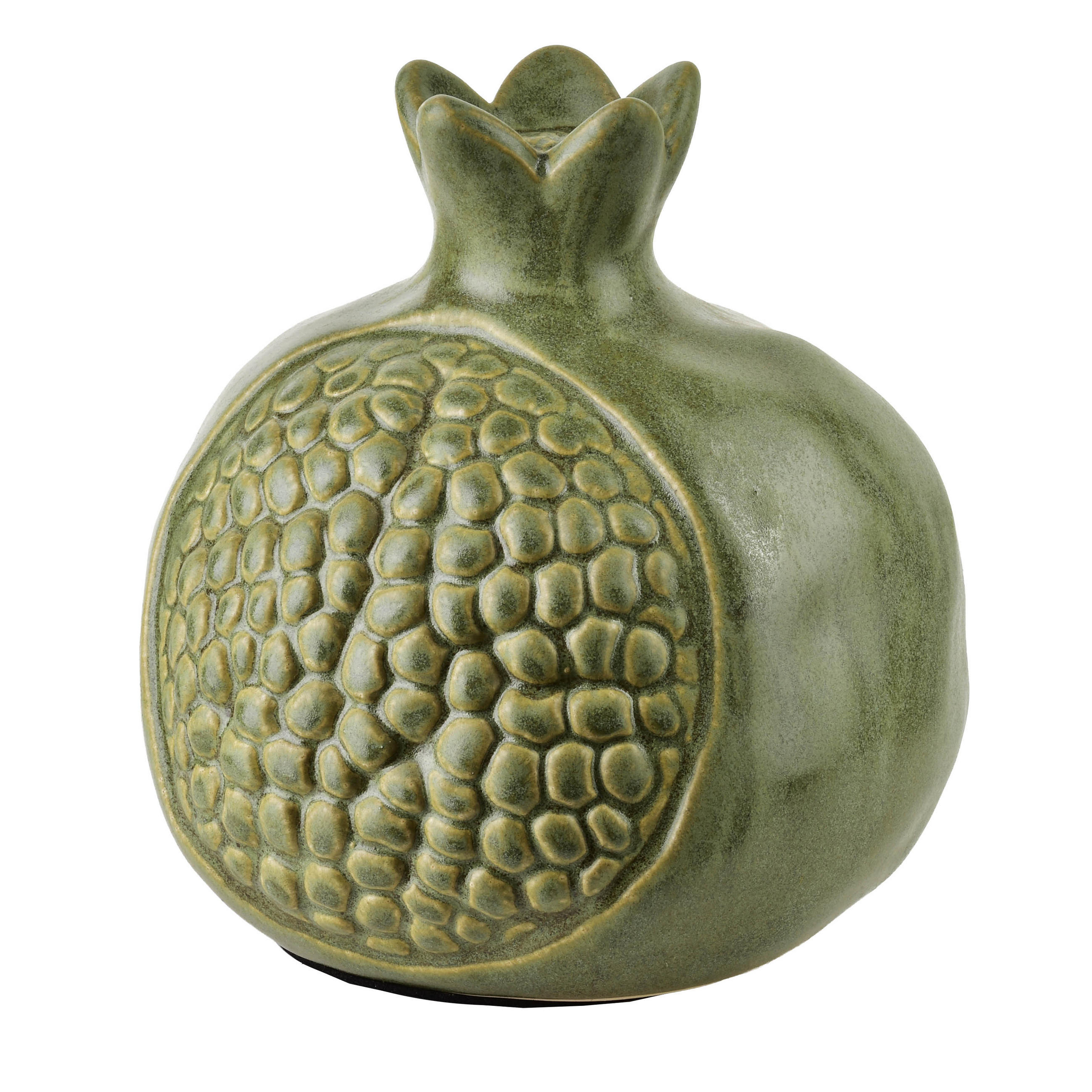 DEKOFIGUR Saggio grün 15/15/15 cm Keramik - Grün, Keramik (15/15/15cm) - Mondex