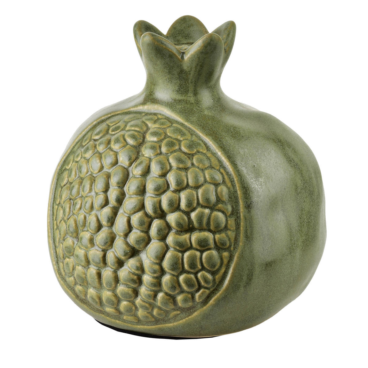 DEKOFIGUR Saggio grün 15/15/15 cm Keramik - Grün, Keramik (15/15/15cm) - Mondex