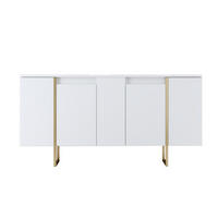 SIDEBOARD Luxor Weiß Länge 160 cm - Weiß, Holzwerkstoff (160/80/35cm) - Concept Usine