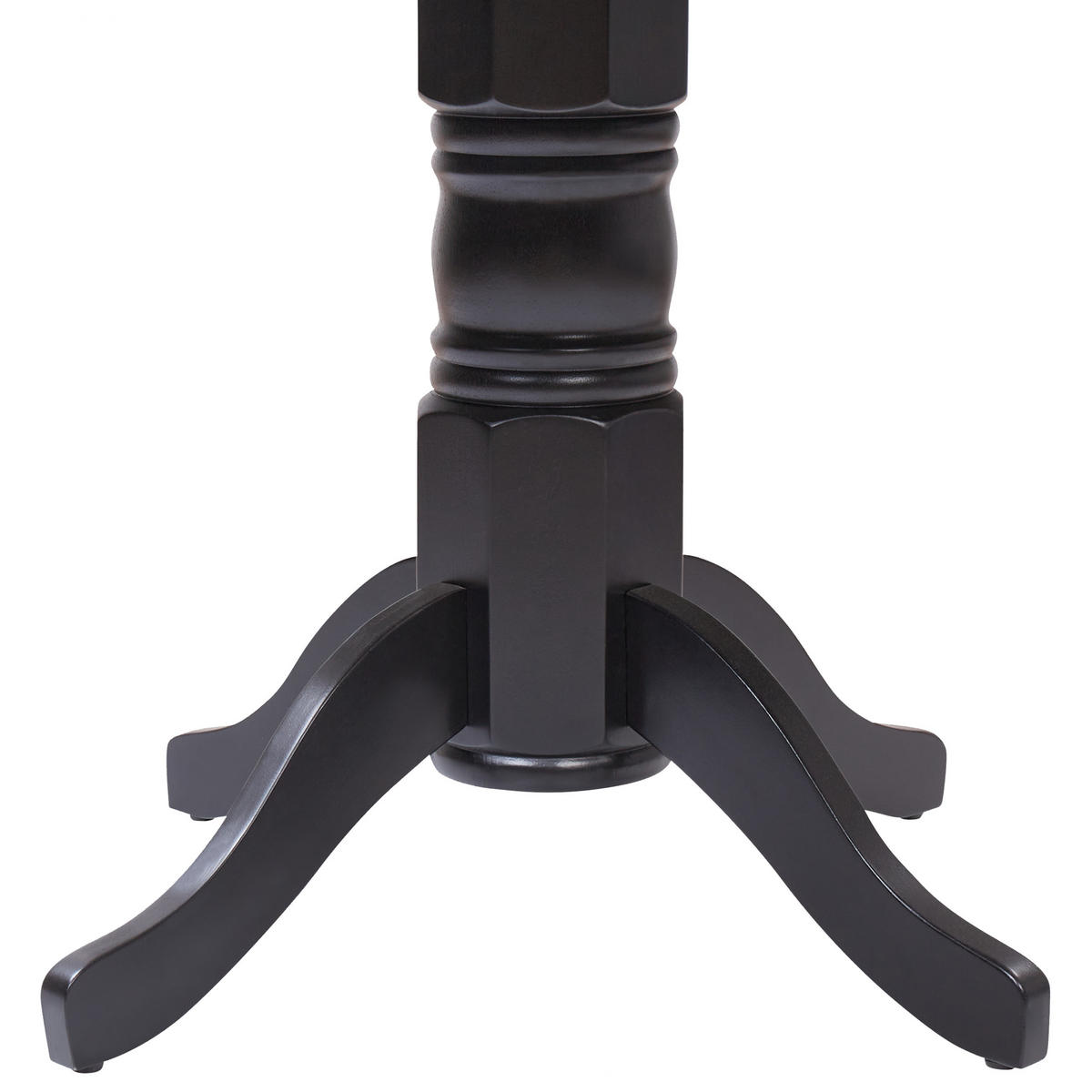 ESSTISCH 120/120 cm Schwarz Akron - Schwarz, Holzwerkstoff (120/120/76cm) - Beliani