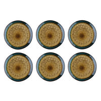 TELLER Island Ø28cm - 6er-Set - Land & sea - Braun, Keramik (28cm) - Björn