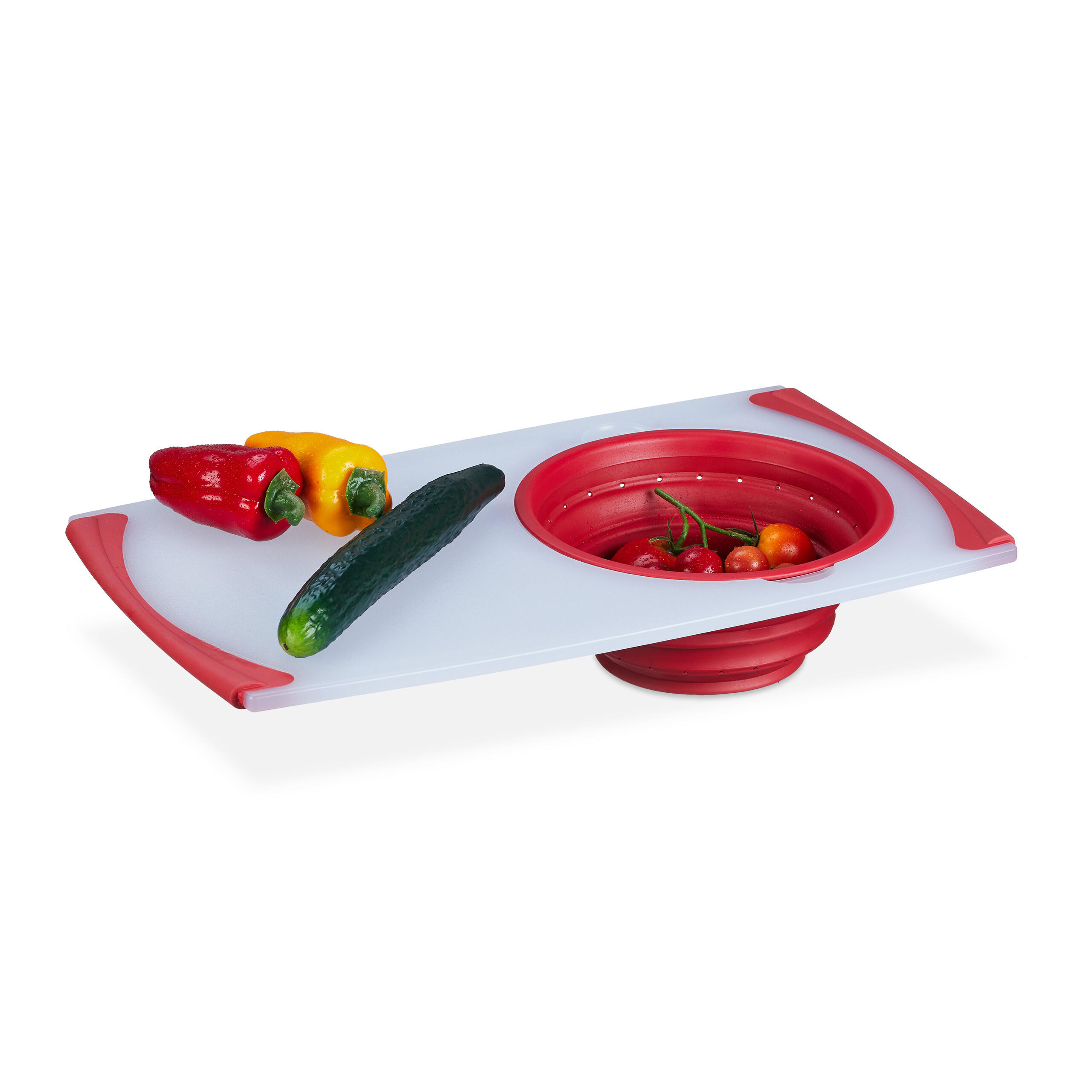 SCHNEIDEBRETT - Multicolor, Kunststoff (50/29cm) - Relaxdays