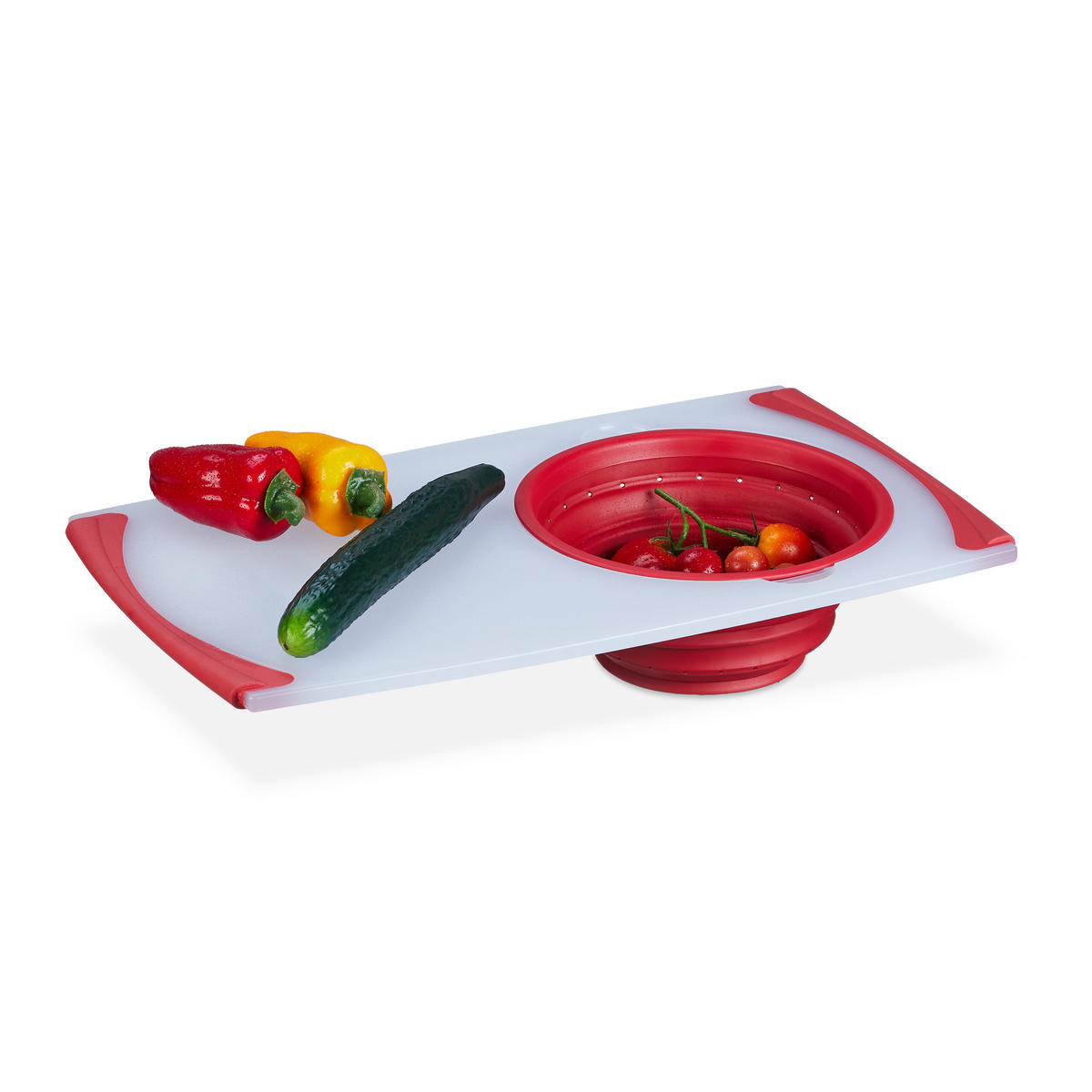 SCHNEIDEBRETT - Multicolor, Kunststoff (50/29cm) - Relaxdays