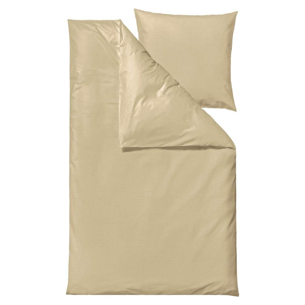 BETTWÄSCHE Wave gelb 135/200 cm Bio-Baumwolle - Gelb, Textil (135/200cm) - Södahl