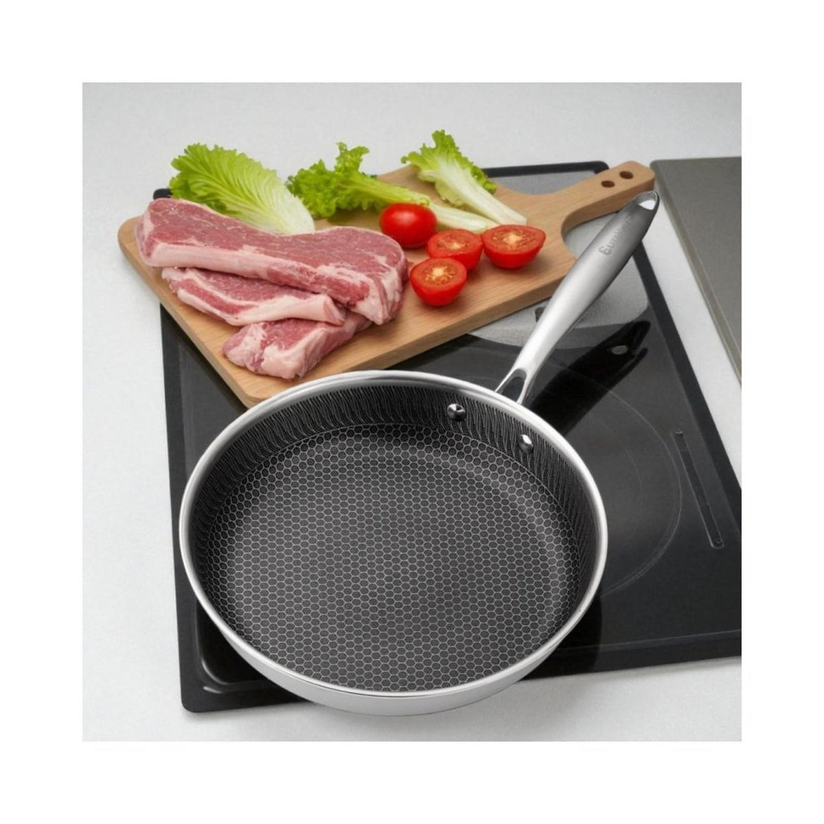 BRATPFANNE 62959 - Silberfarben, Metall (26cm) - Elitehoff