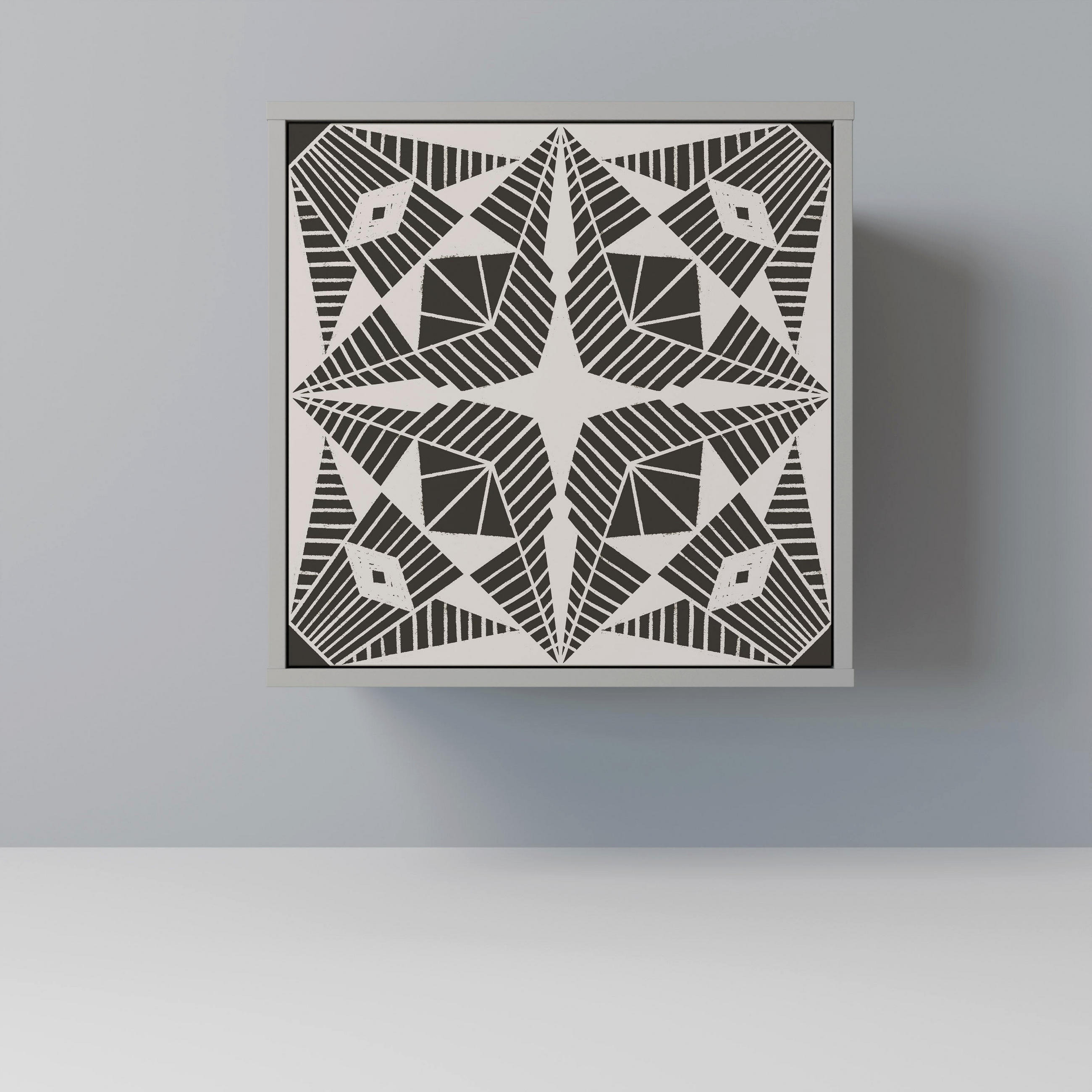 SpaceRebels Sideboard Grau 57.5x57.5x42 cm