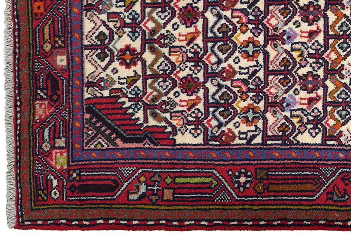 TEPPICH Assadabad Mehrfarbig 215/83 cm Schurwolle - Multicolor, Textil (83/215cm) - Looma