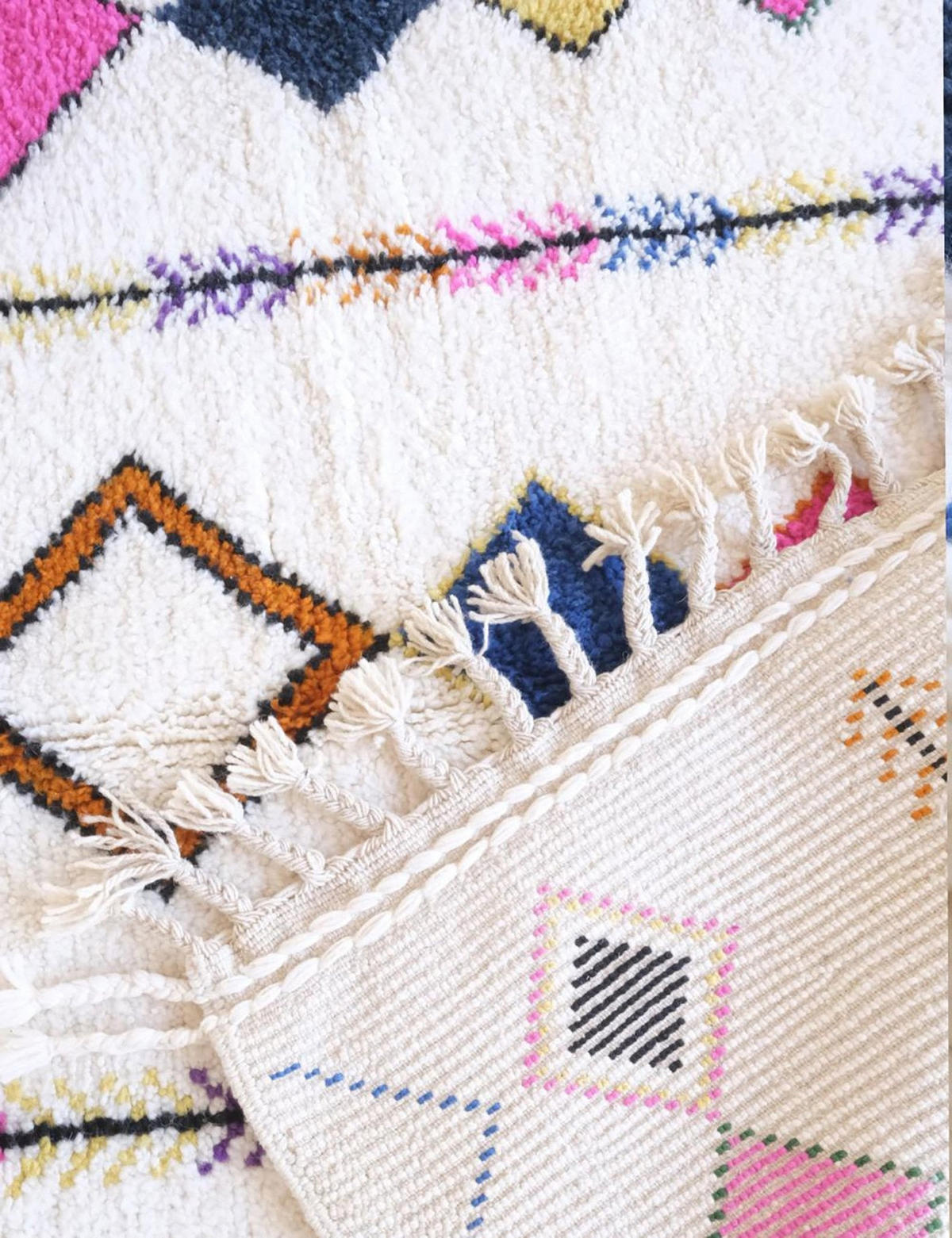 BERBERTEPPICH aus reiner Wolle 158x 248 cm - Multicolor, Naturmaterialien (158/248cm) - AFK Living