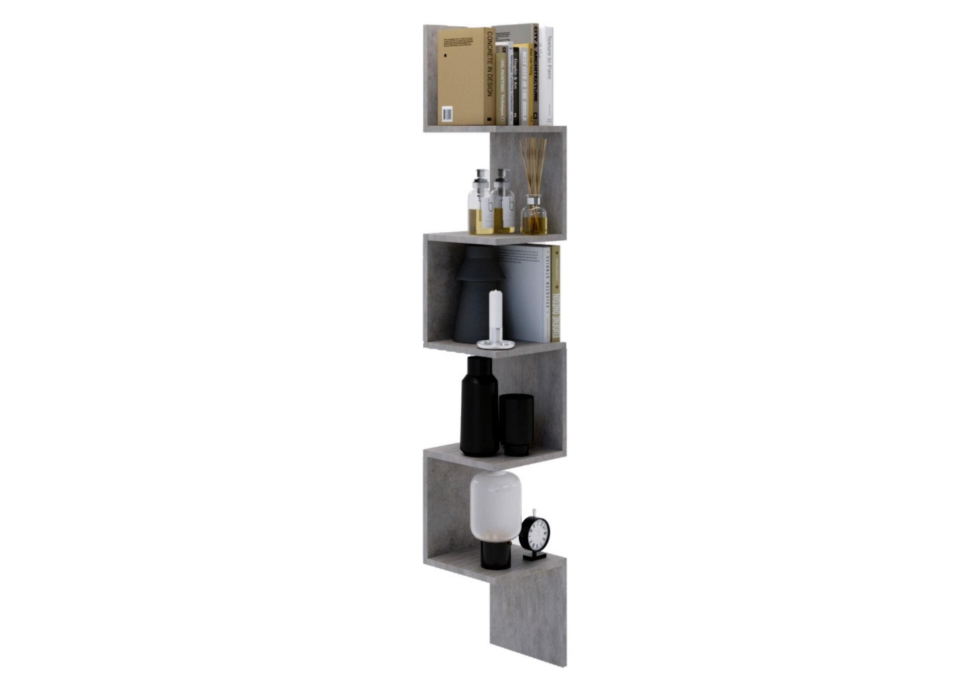 WANDREGAL Grau 159/22/28cm - Grau, Holzwerkstoff (28/159/22cm) - CraftPAK