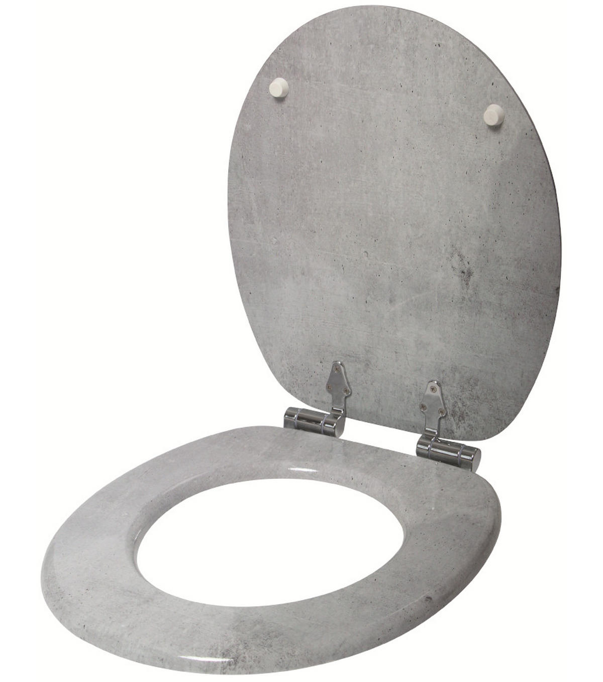 WC-SITZ Beton - Grau, Holzwerkstoff (38/6/47cm) - Sanilo