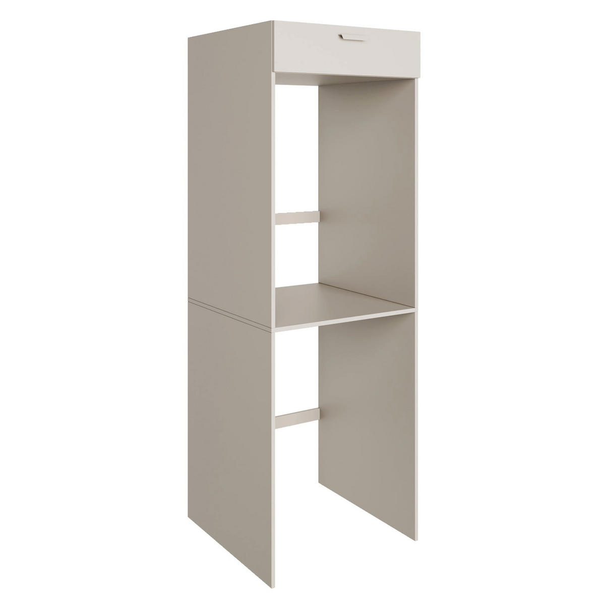 WASCHMASCHINEN-ÜBERBAUSCHRANK Holv Kaschmirgrau 68 cm - Taupe, Holzwerkstoff/Metall (67.5/200/66cm) - Selsey