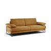 SOFA LORI 3-Sitzer, orange - Schwarz/Orange, Holzwerkstoff/Textil (245/87/96cm) - Courtois Laville