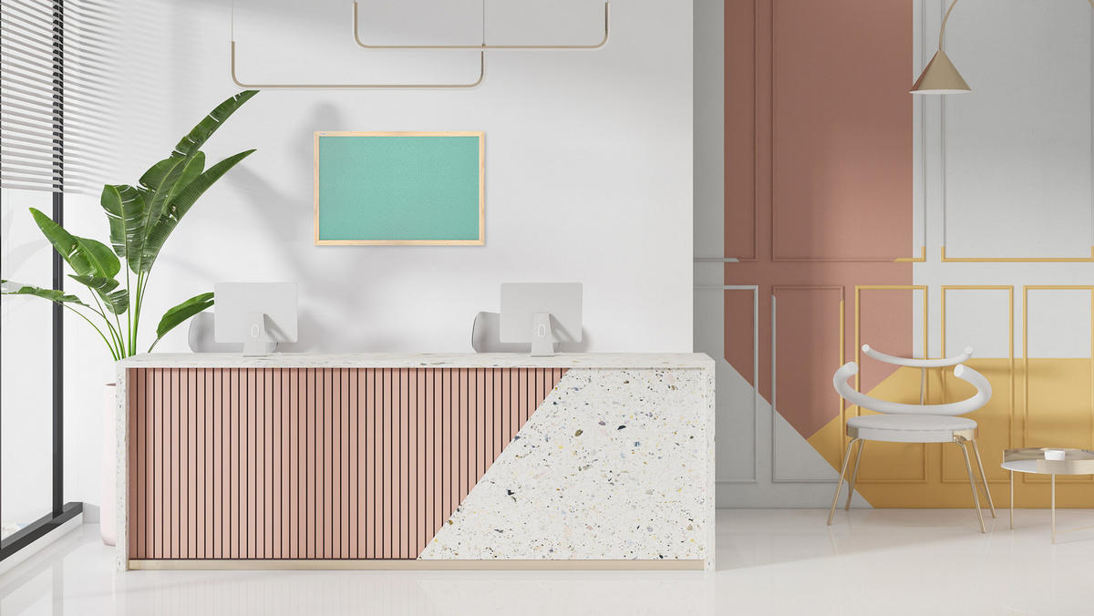 MINT Pinnwand mit Holzrahmen 60x40cm Mint Korktafel - Mintgrün, Holz (60/40/1.5cm) - ALLboards