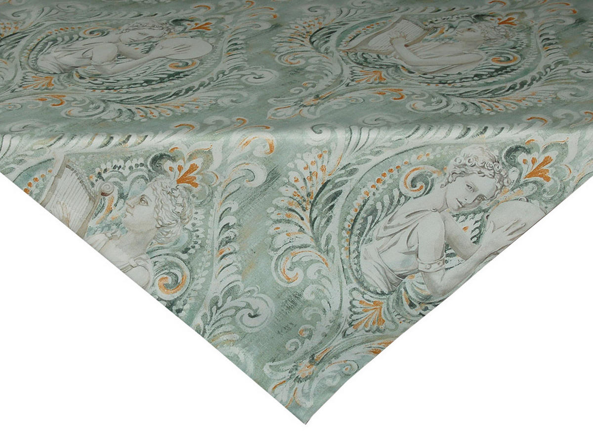 MITTELDECKE Hellas salbei 100% Baumwolle 80/80 cm - Salbeigrün, Textil (80/80cm) - beties Heimtextil