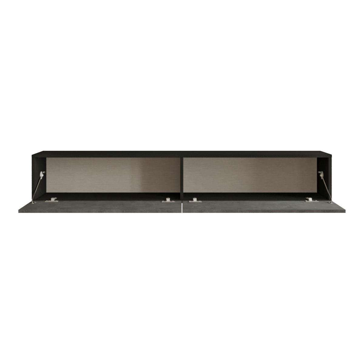 TV-ELEMENT Lapinlahti - Hellgrau, Holzwerkstoff (180/29.5/31.5cm) - [en.casa]