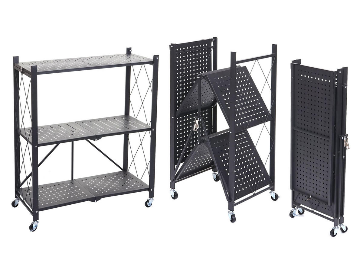 REGAL KLAPPBAR Schwarz - Schwarz, Metall (71/89/36cm) - MCW