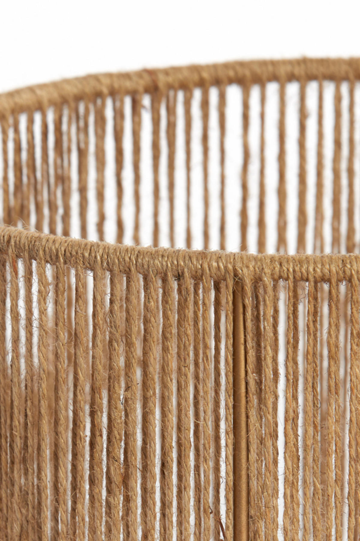 LAMPENSCHIRM Tossa Braun Ø40/30 cm - Braun, Textil (40/40/30cm) - Light & Living