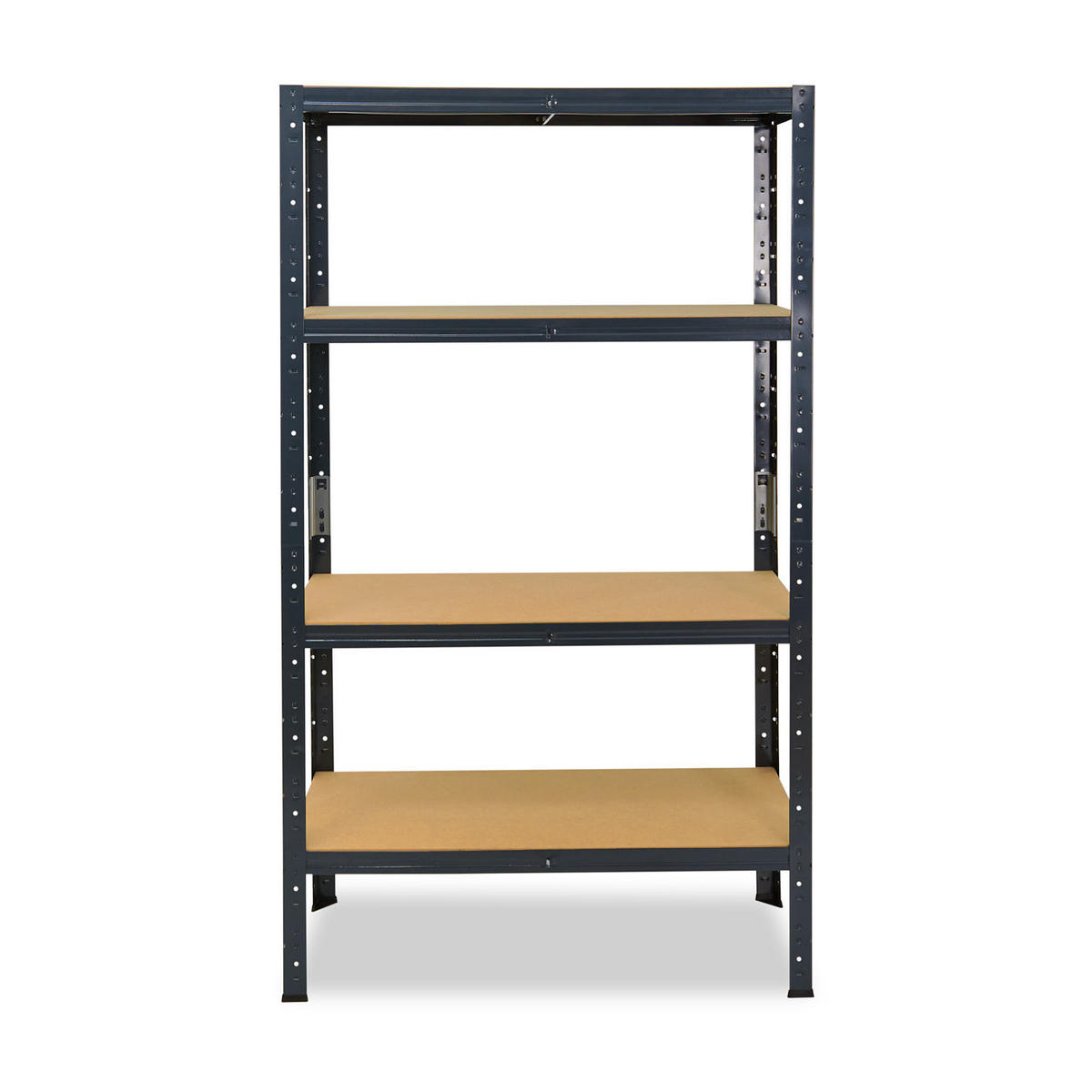 SCHWERLASTREGAL HOME 200x70x50 cm in anthrazit mit 4 Böden und 175 kg Traglast pro Boden - Anthrazit, Metall (70/200/50cm) - shelfplaza