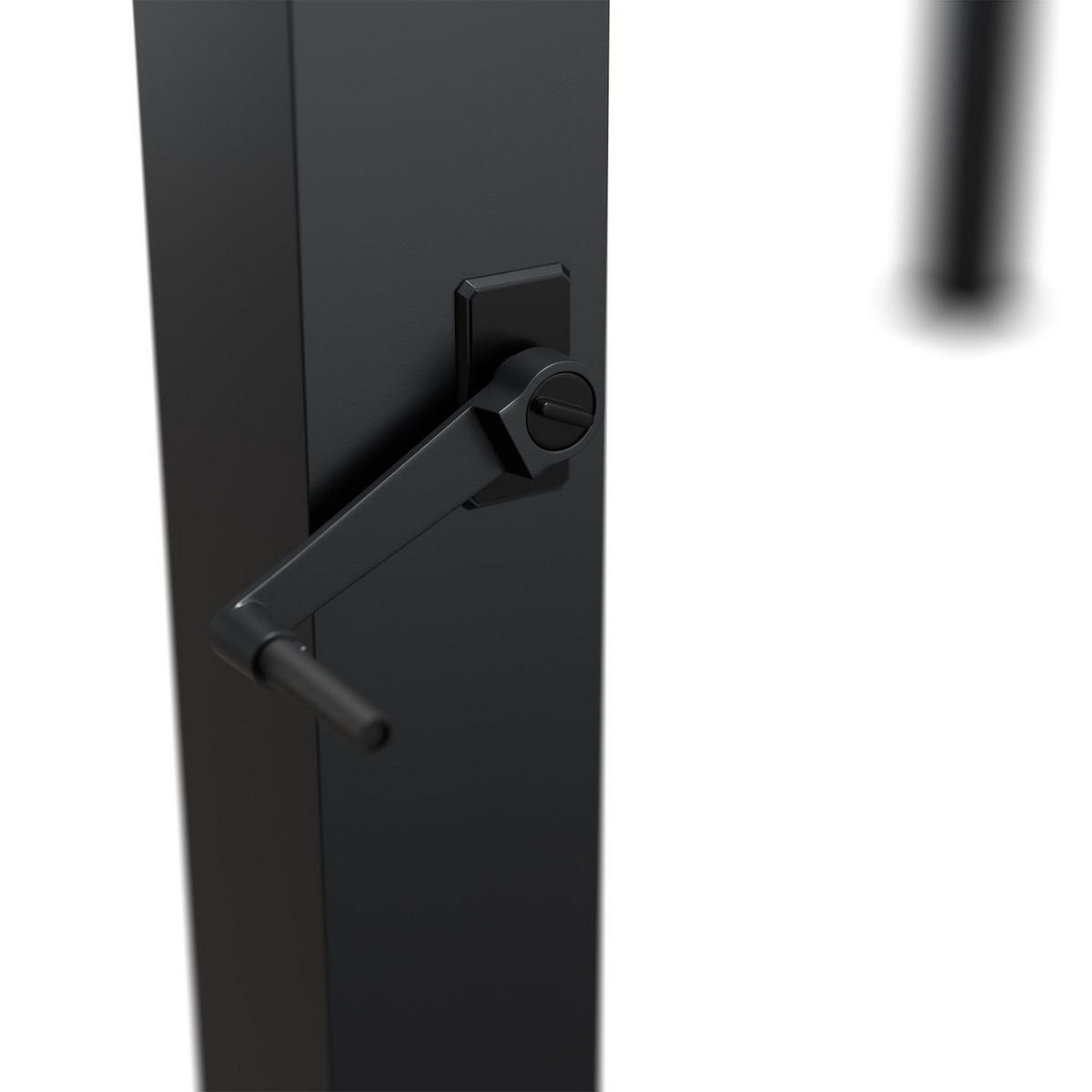 LAMELLENDACH Tahiti mit Seitenwand 3x3 m anthrazit - Anthrazit, Metall (300/240/300cm) - Juskys